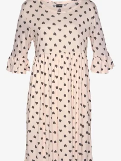 Chemise de nuit robe de nuit courte à motif