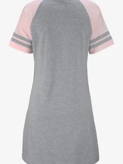 Chemise de nuit sportive à rayures