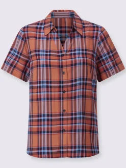 Chemisier à carreaux pure viscose