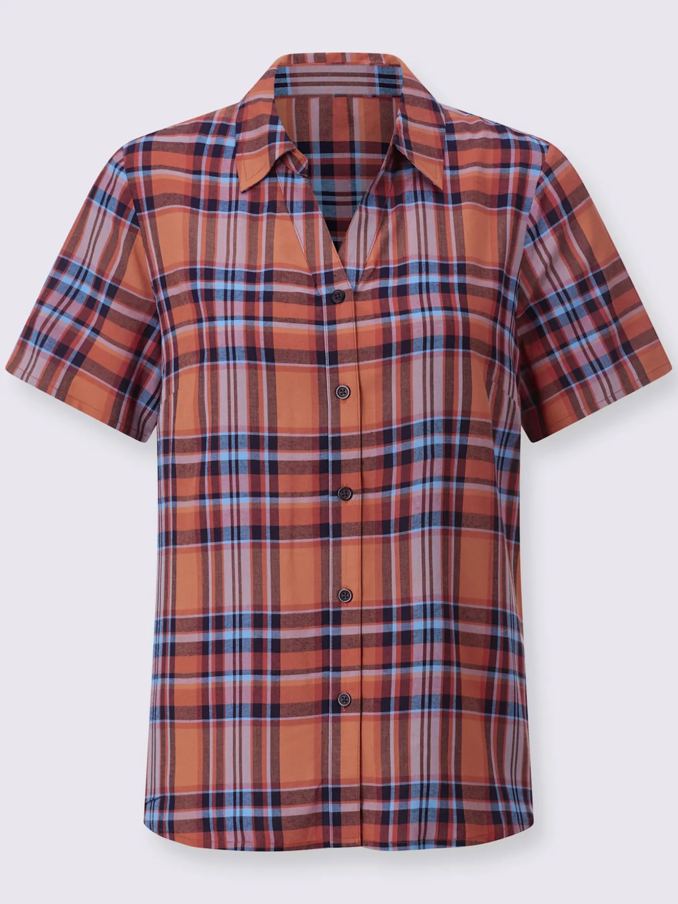 Chemisier à carreaux pure viscose