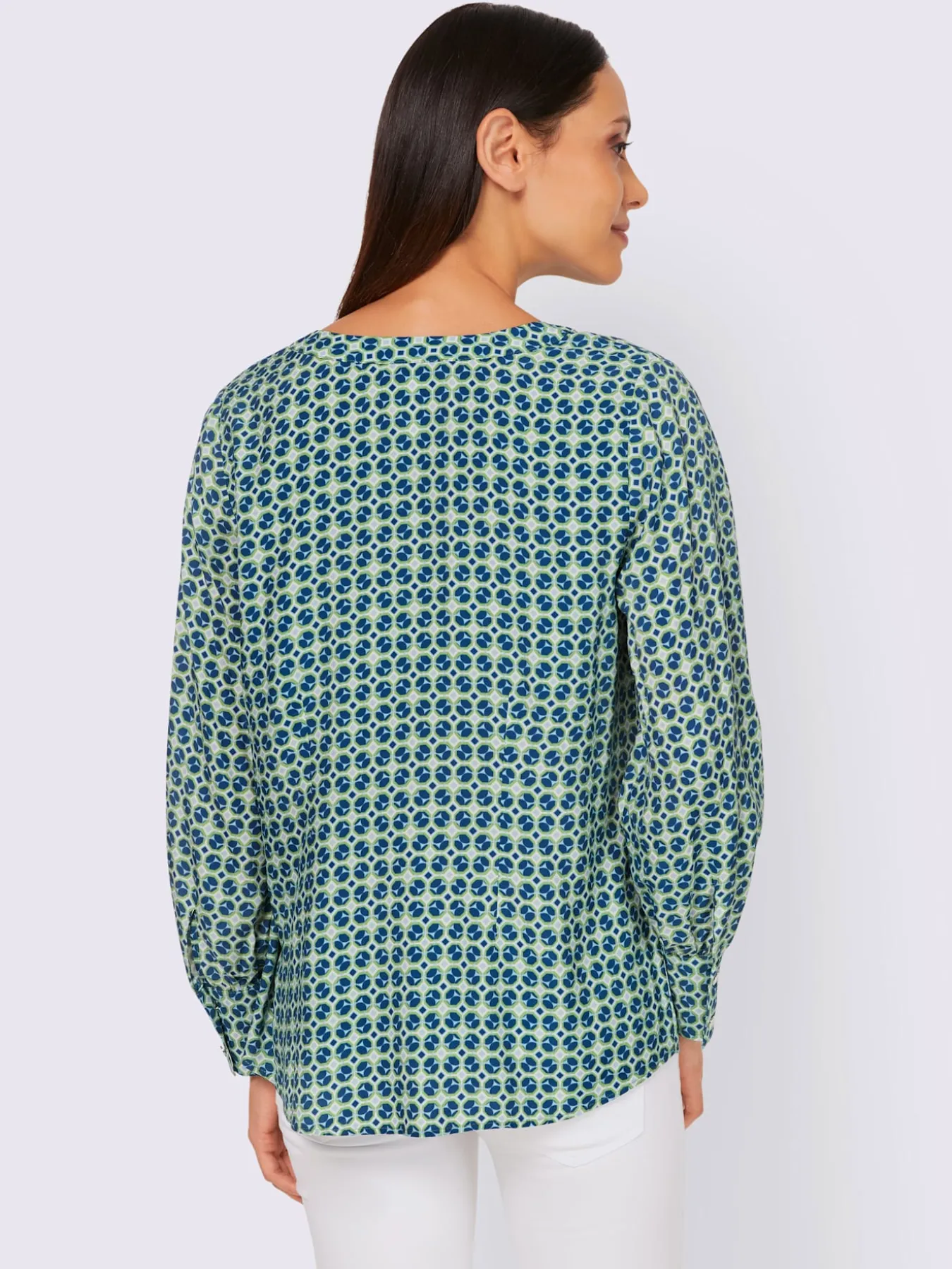Chemisier à manches longues pure viscose