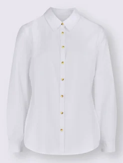 Chemisier à manches longues 50% coton