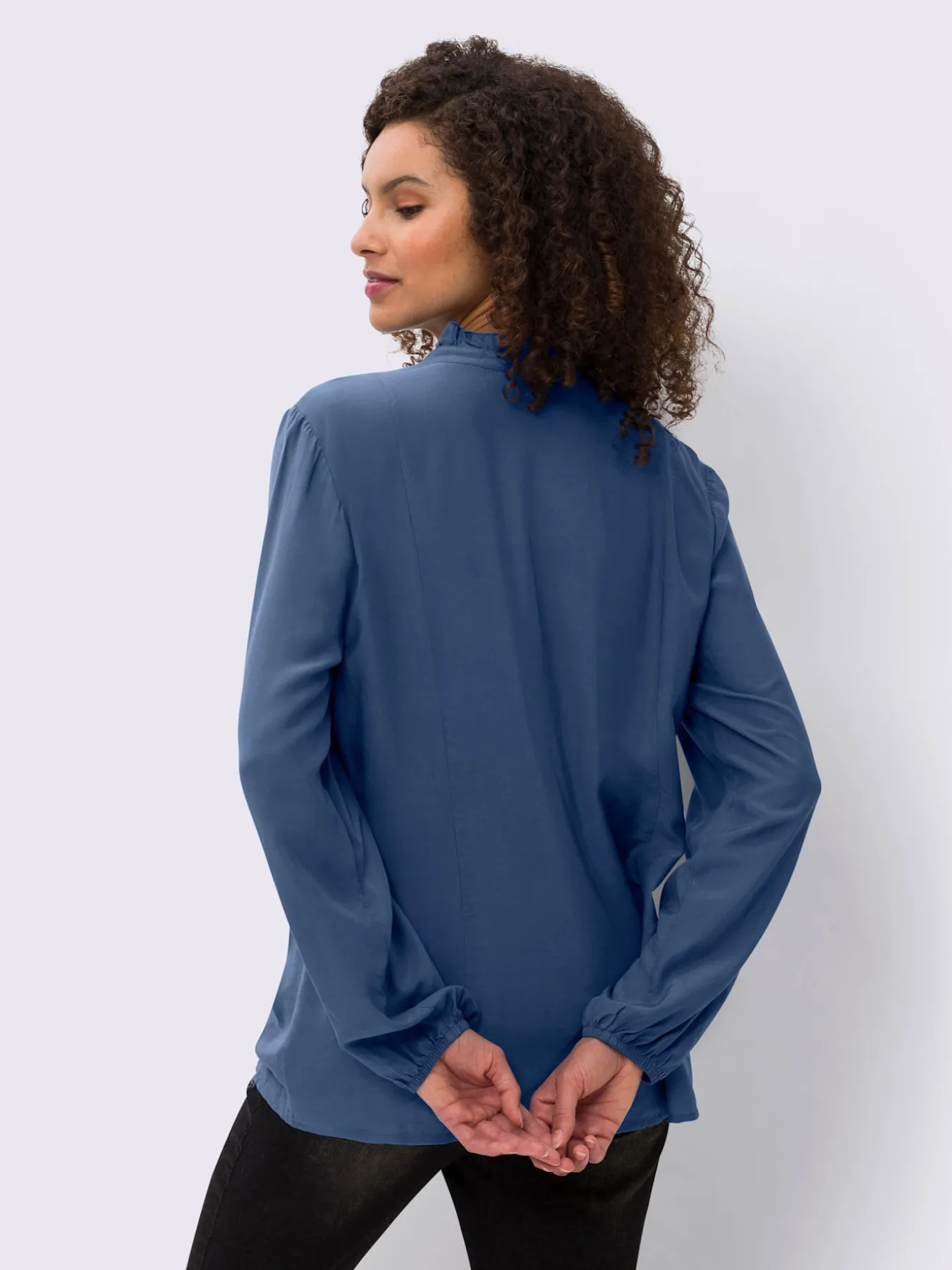Chemisier à volants 70% viscose