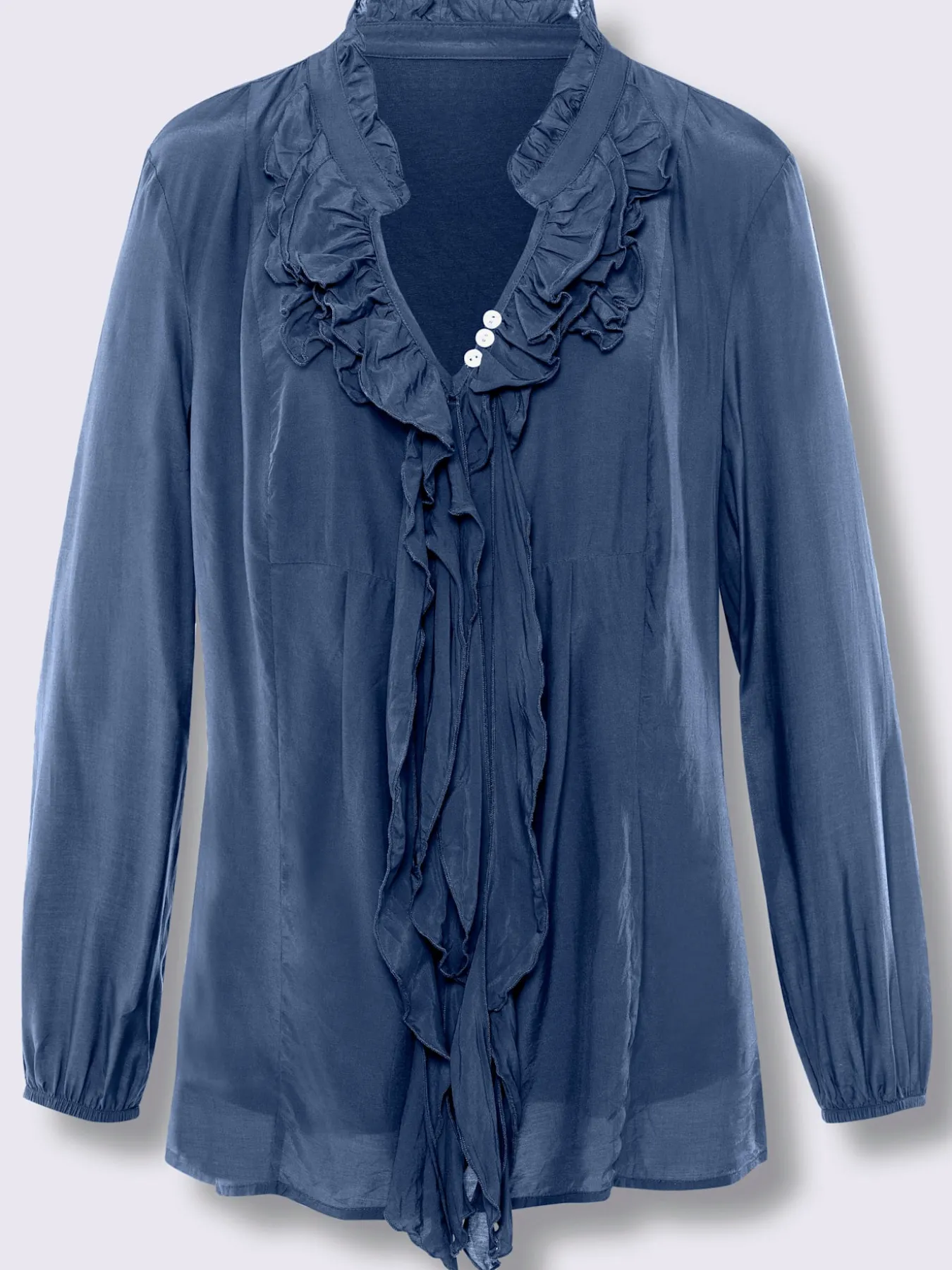 Chemisier à volants 70% viscose