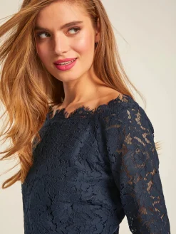 Chemisier en dentelle dentelle raffinée