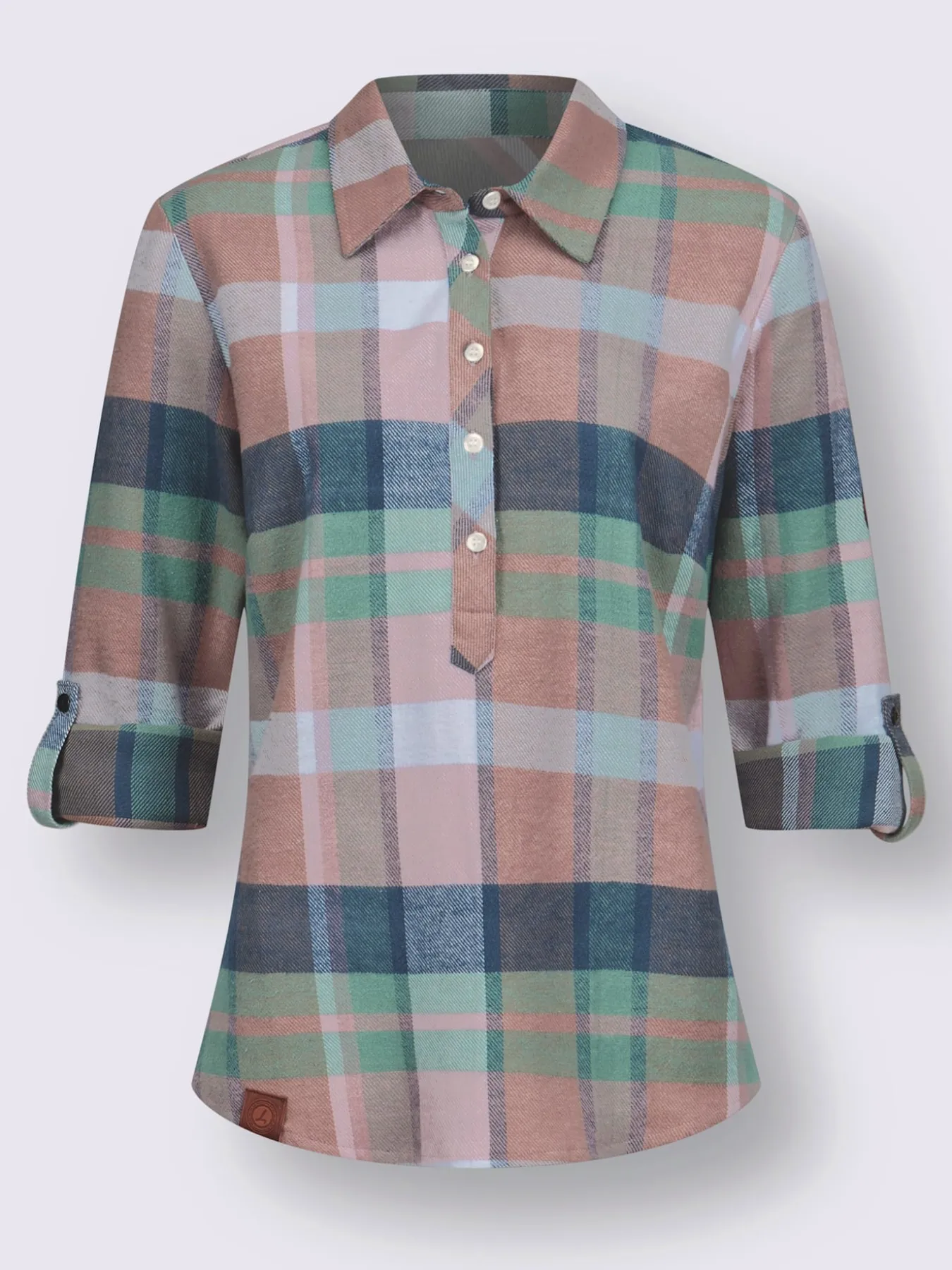 Chemisier en flanelle pur coton