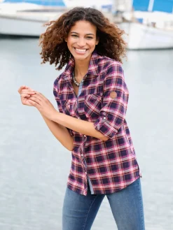 Chemisier en flanelle pur coton