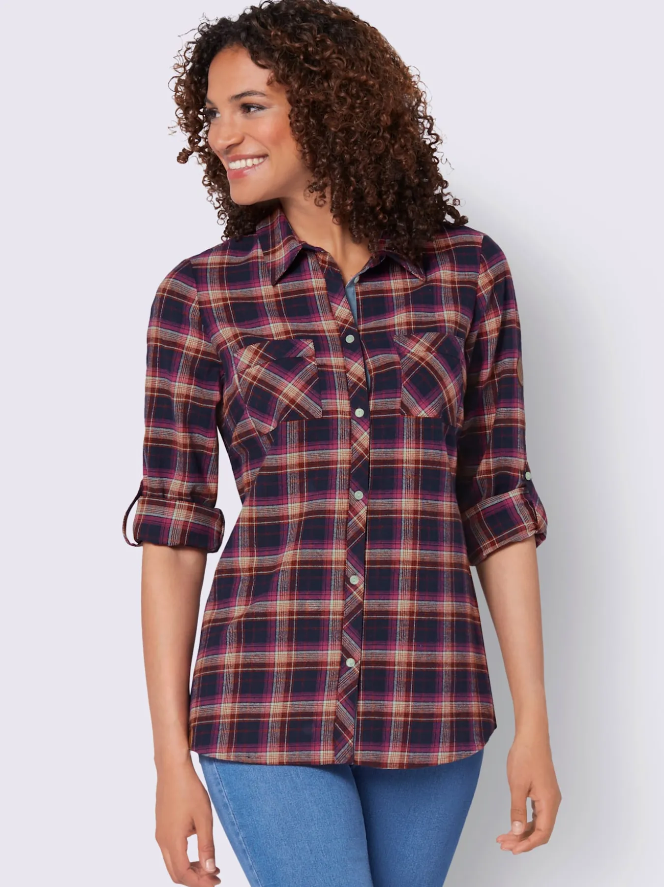 Chemisier en flanelle pur coton