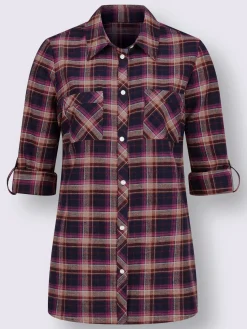 Chemisier en flanelle pur coton