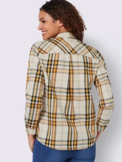 Chemisier en flanelle pur coton