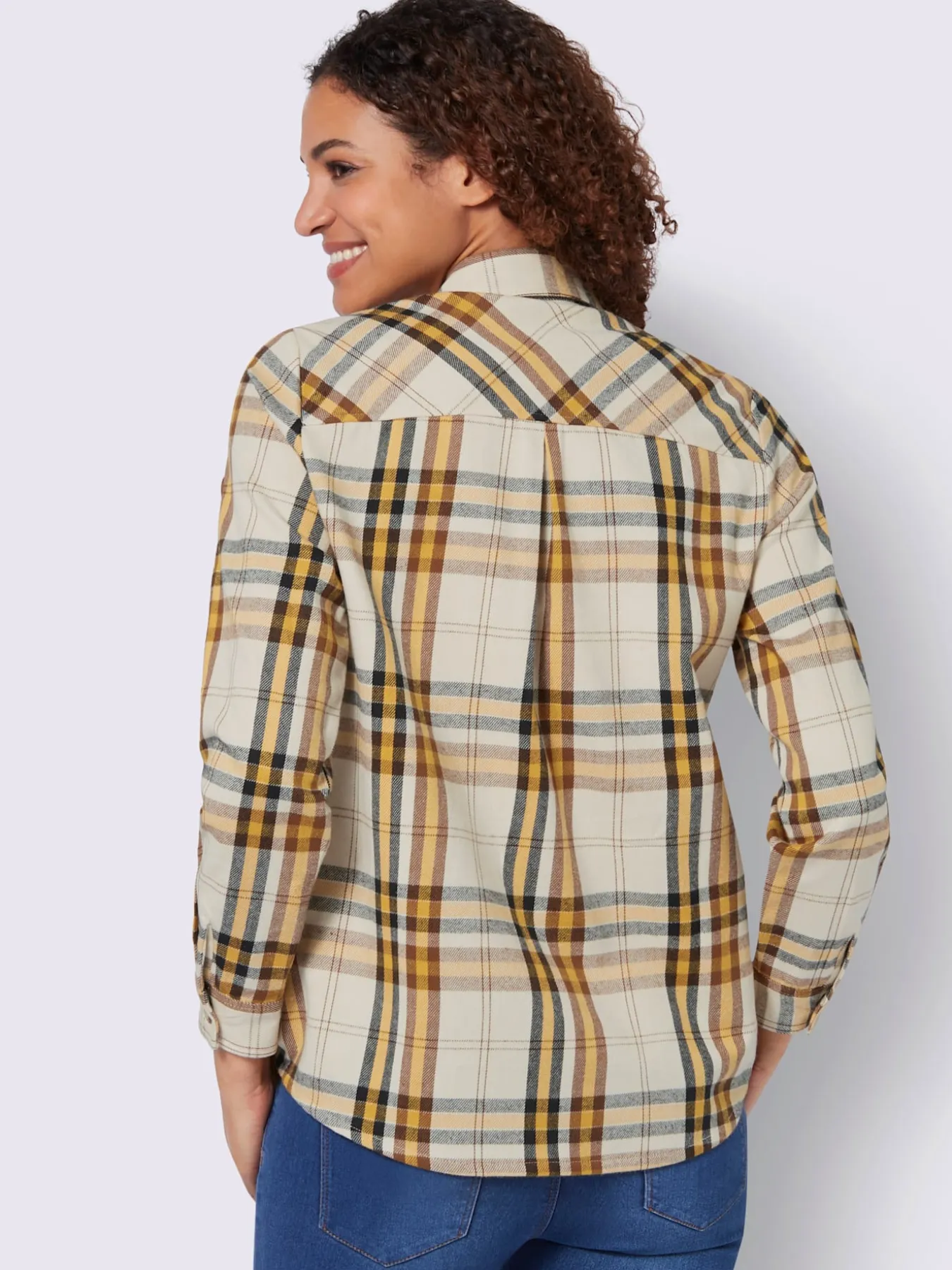Chemisier en flanelle pur coton