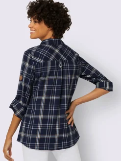 Chemisier en flanelle pur coton