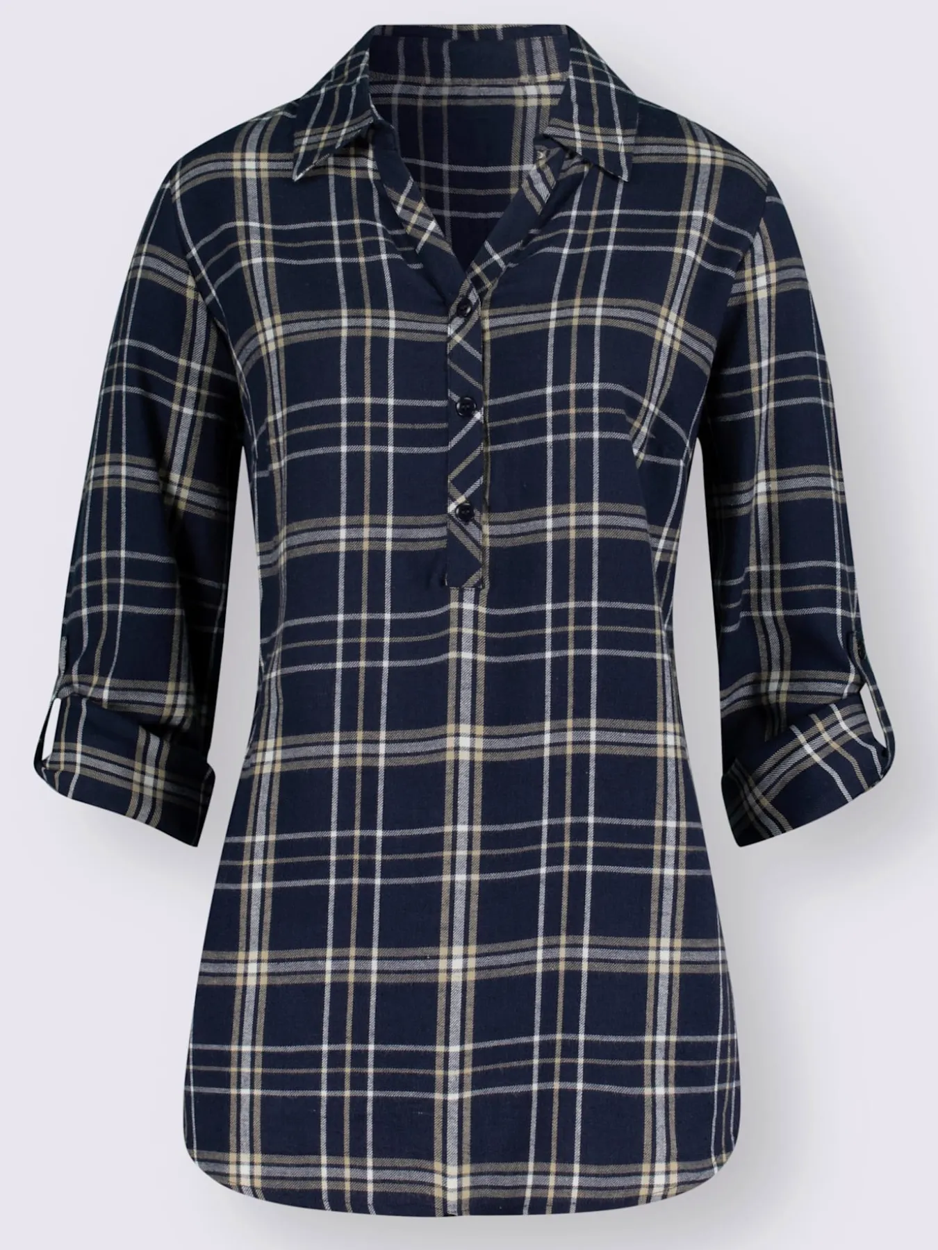 Chemisier en flanelle pur coton