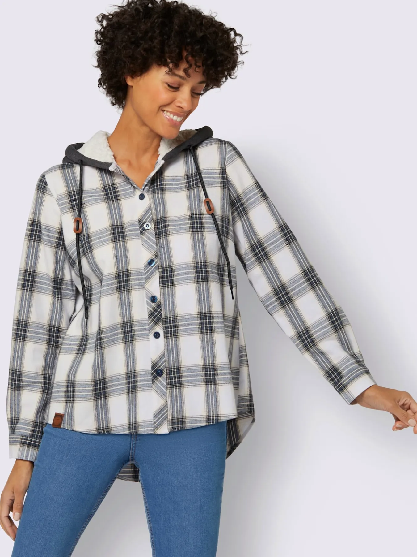 Chemisier en flanelle pur coton