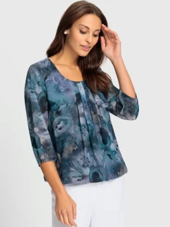 Chemisier en georgette en polyester recyclé