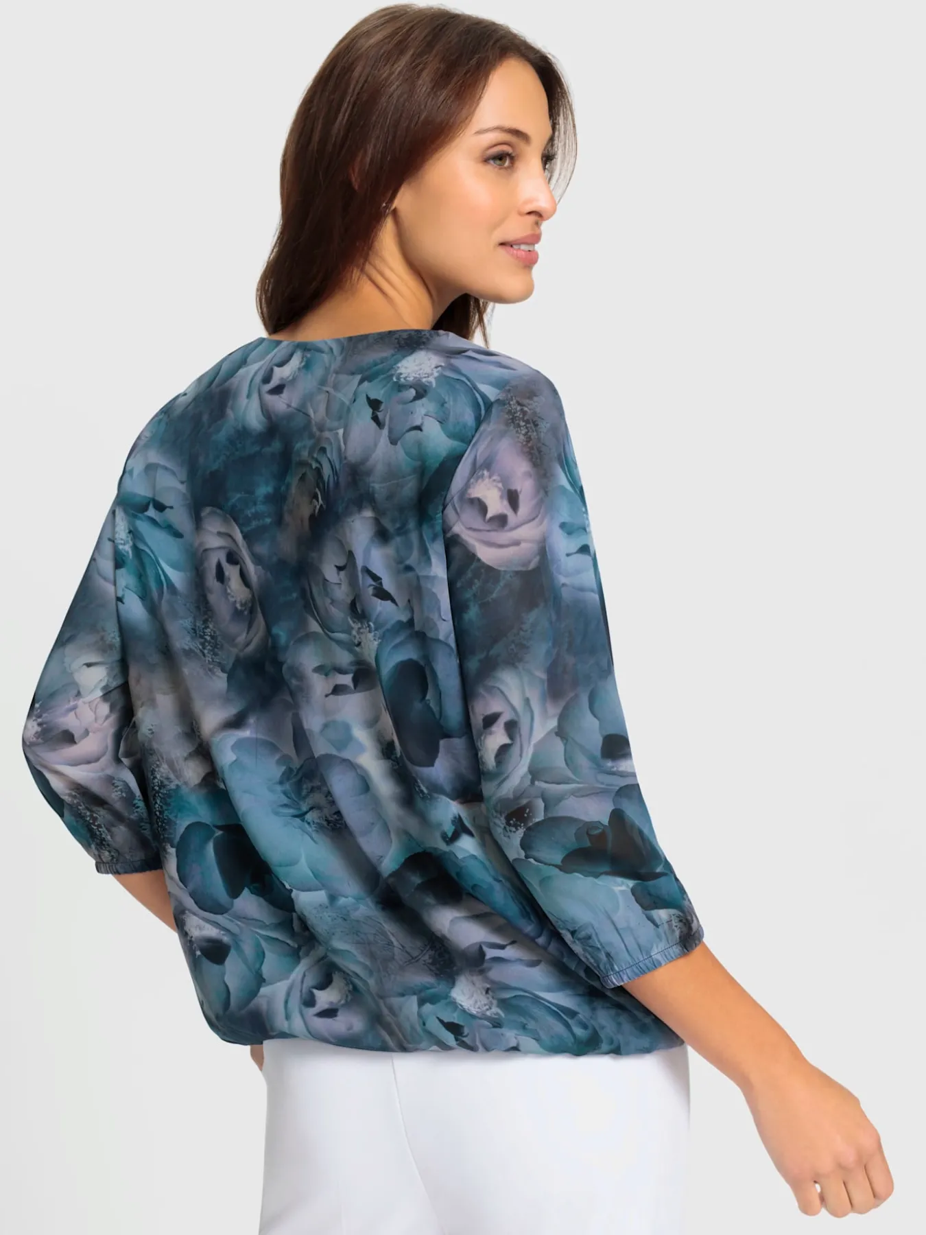 Chemisier en georgette en polyester recyclé