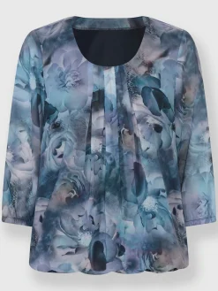 Chemisier en georgette en polyester recyclé