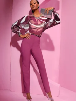 Chemisier en georgette polyester recyclé