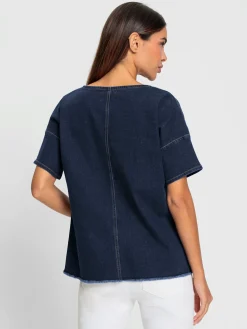 Chemisier en jean denim doux