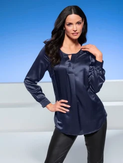 Chemisier en satin 47% soie