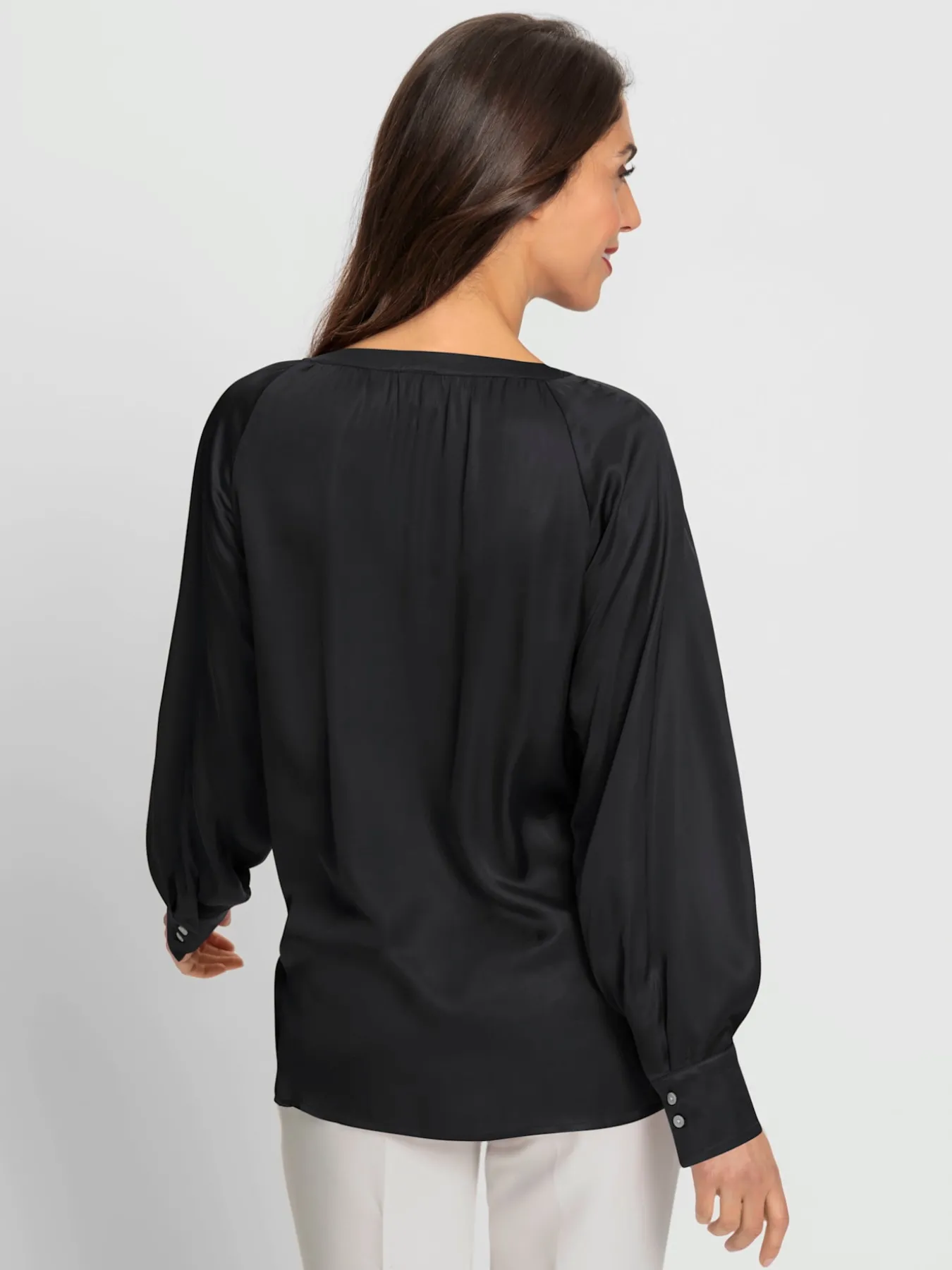 Chemisier en satin pure viscose