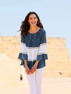 Chemisier froissé pure viscose