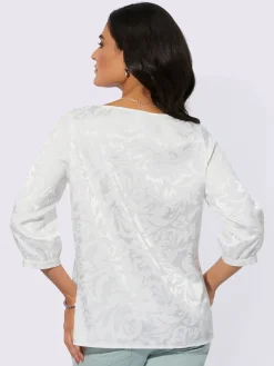 Chemisier joli motif jacquard