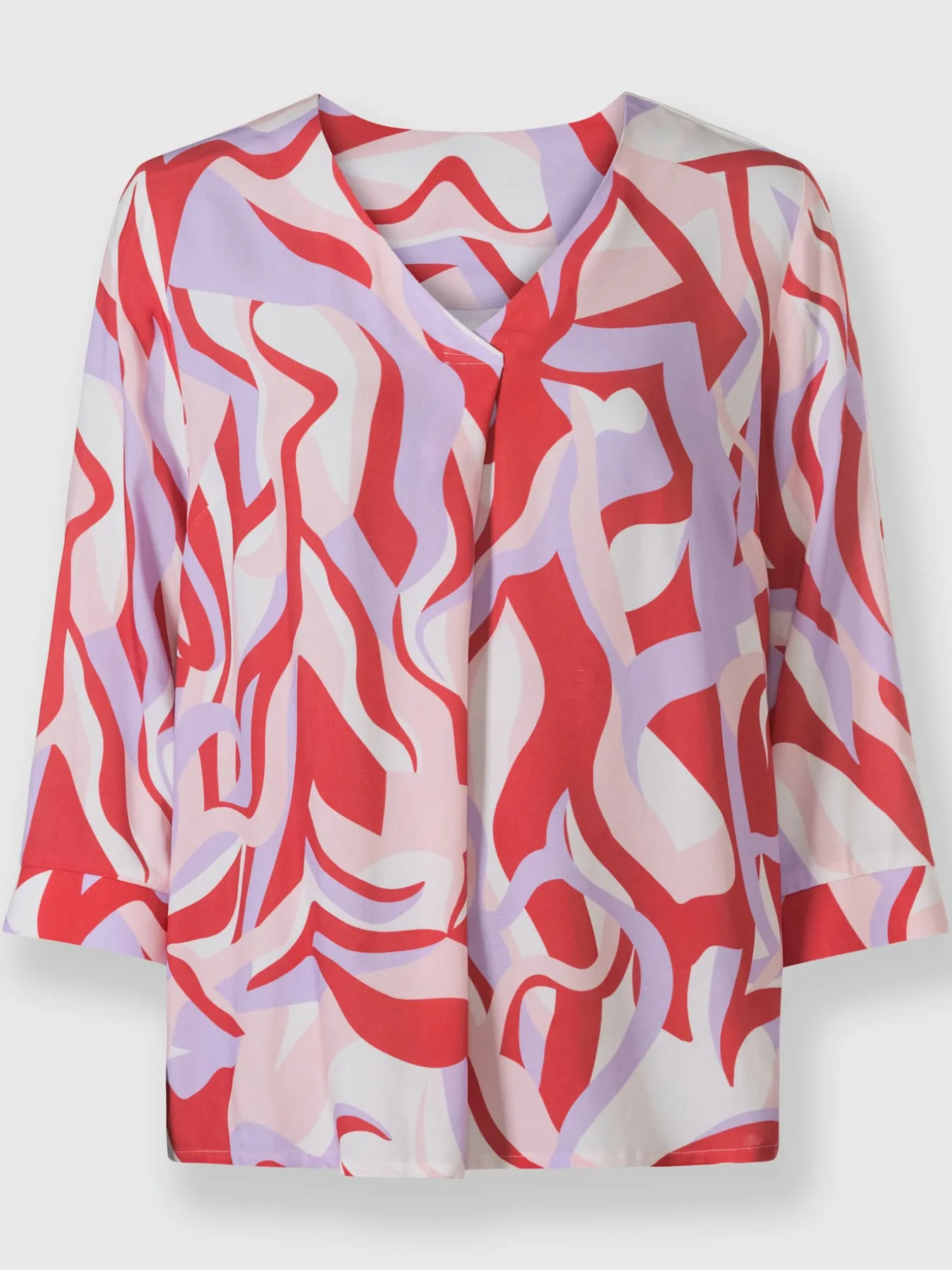 Chemisier motif abstrait