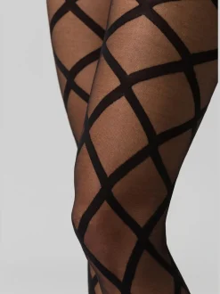 Collants fins collant à motif