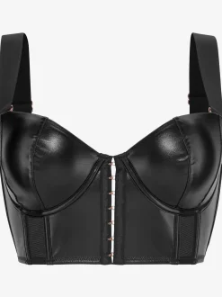 Corsage séduisant soutien-gorge long avec bretelles amovibles