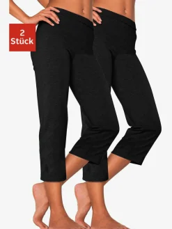 Corsaire lot de 2 pantalons basiques longueur 3/4