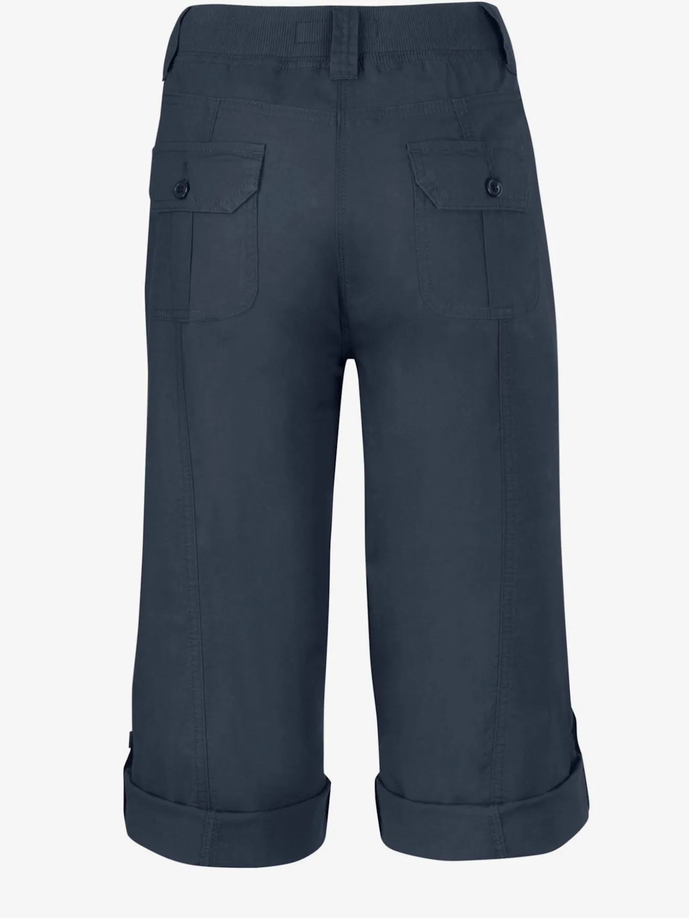 Corsaire sportif ceinture élastique cotelée