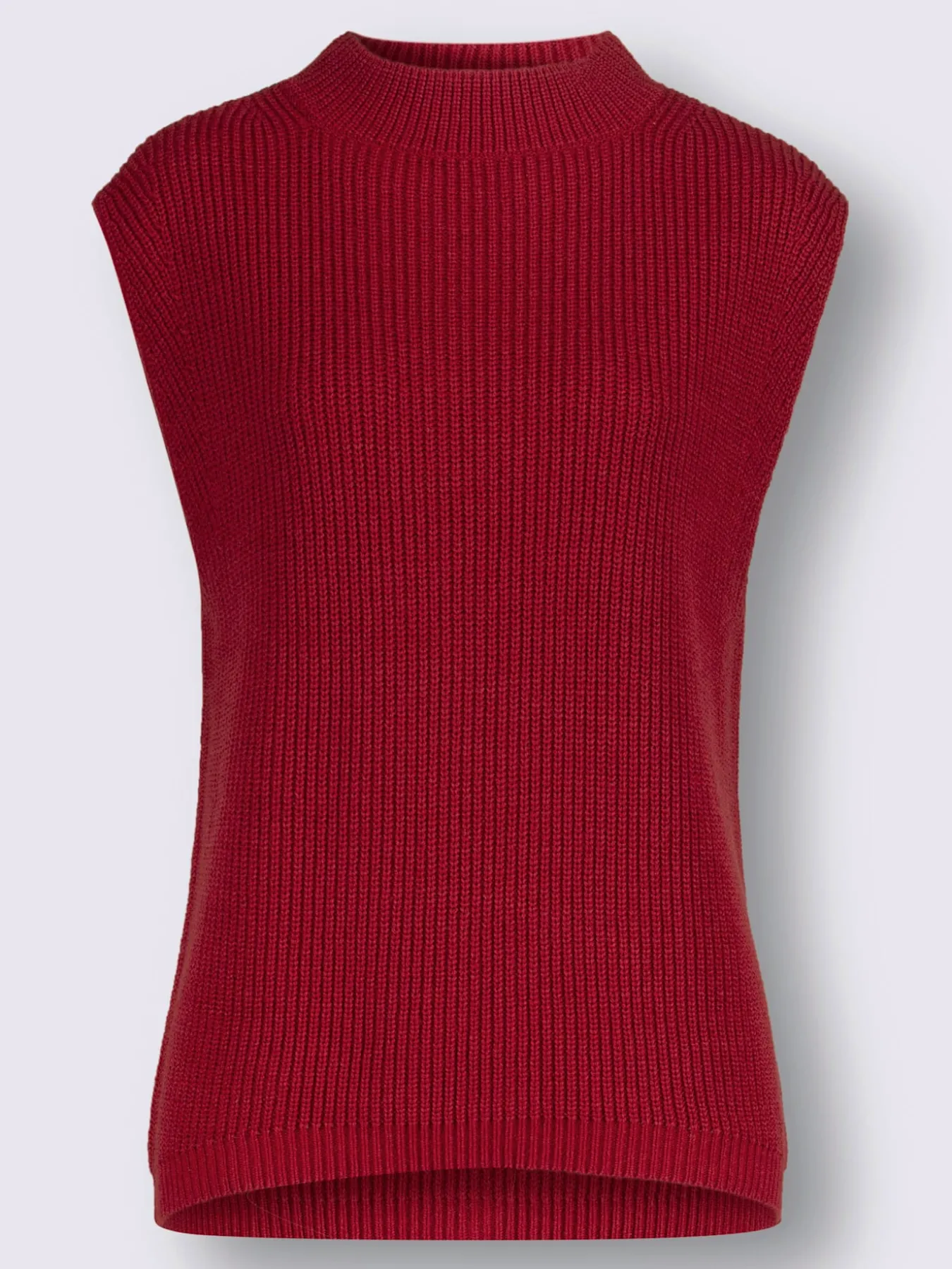 Débardeur en tricot 30% laine vierge (mérinos)