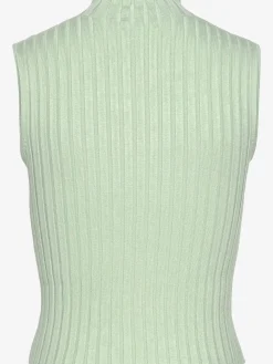 Débardeur en tricot encolure haute