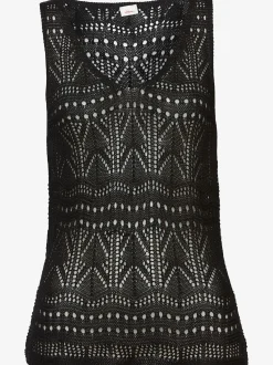 Débardeur en tricot encolure dégagée