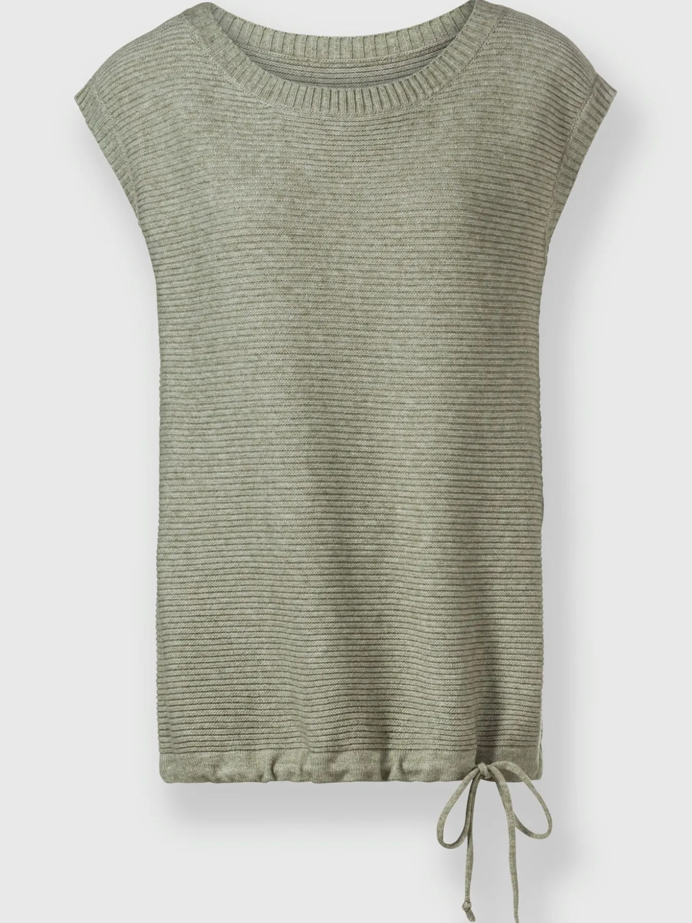 Débardeur en tricot fil chiné doux