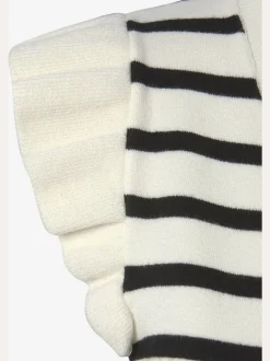 Débardeur en tricot pull rayé à manches chauve-souris