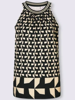 Débardeur mélange de motifs tendance