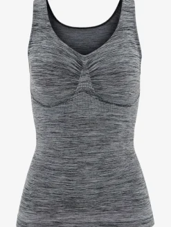 Débardeur structurant chemise sport gainante chinée