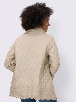 Doudoune jolie broderie à fleurs