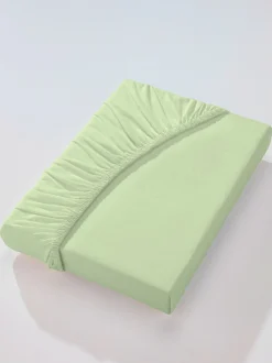 Drap-housse maille fine peignée