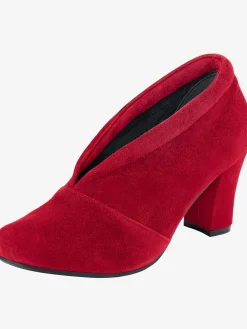 Escarpins cuir velours de chèvre