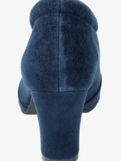 Escarpins cuir velours de chèvre