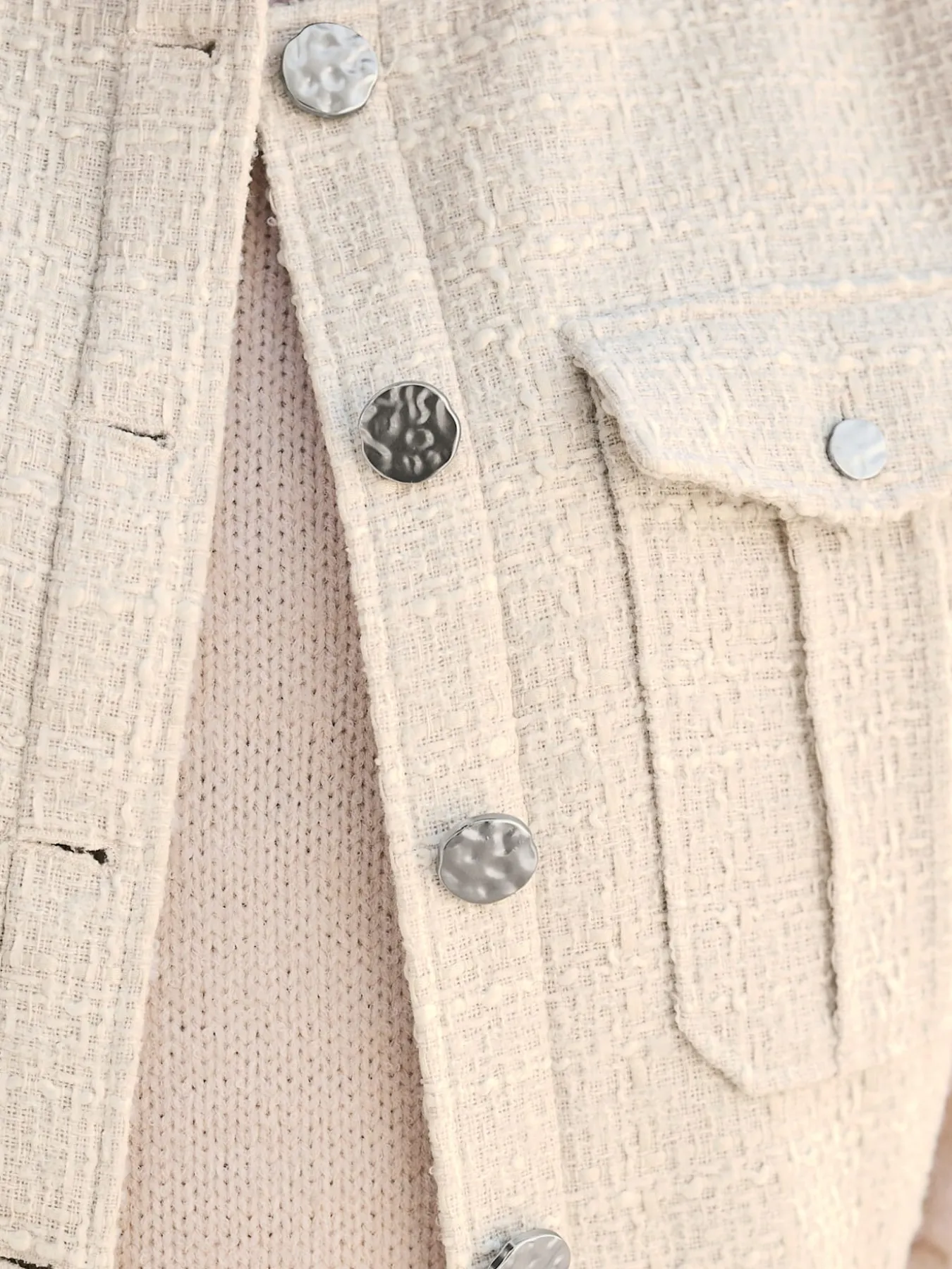Gilet aspect bouclé élégant