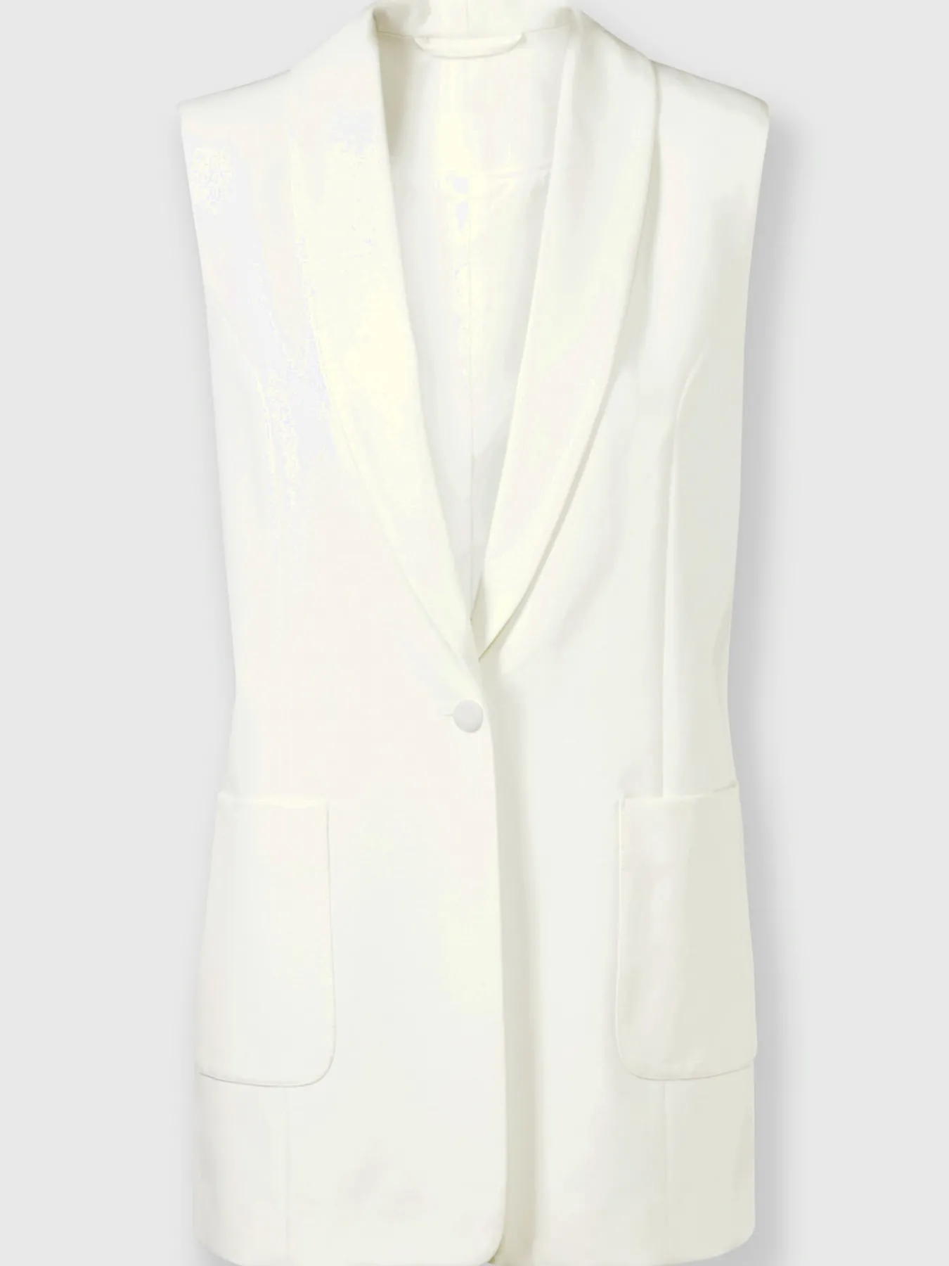 Gilet blazer coupe droite