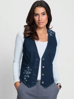 Gilet en jean 99% coton