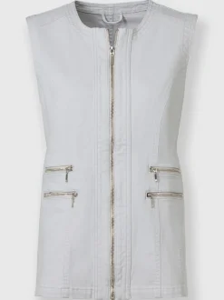 Gilet en jean qualité coton doux sur la peau