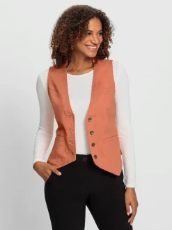 Gilet en jean qualité coton doux sur la peau