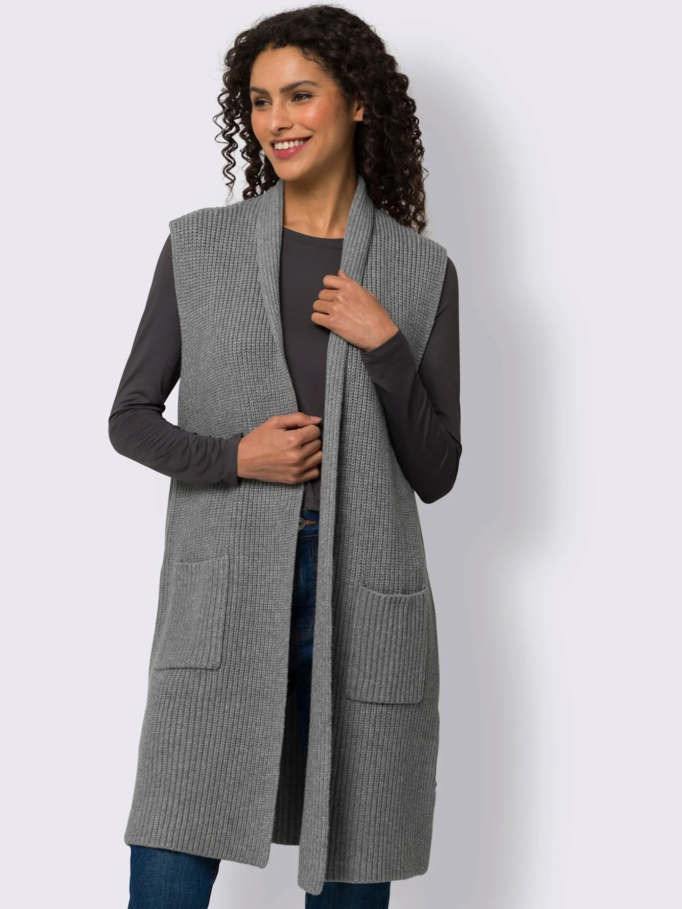 Gilet en tricot 50% viscose