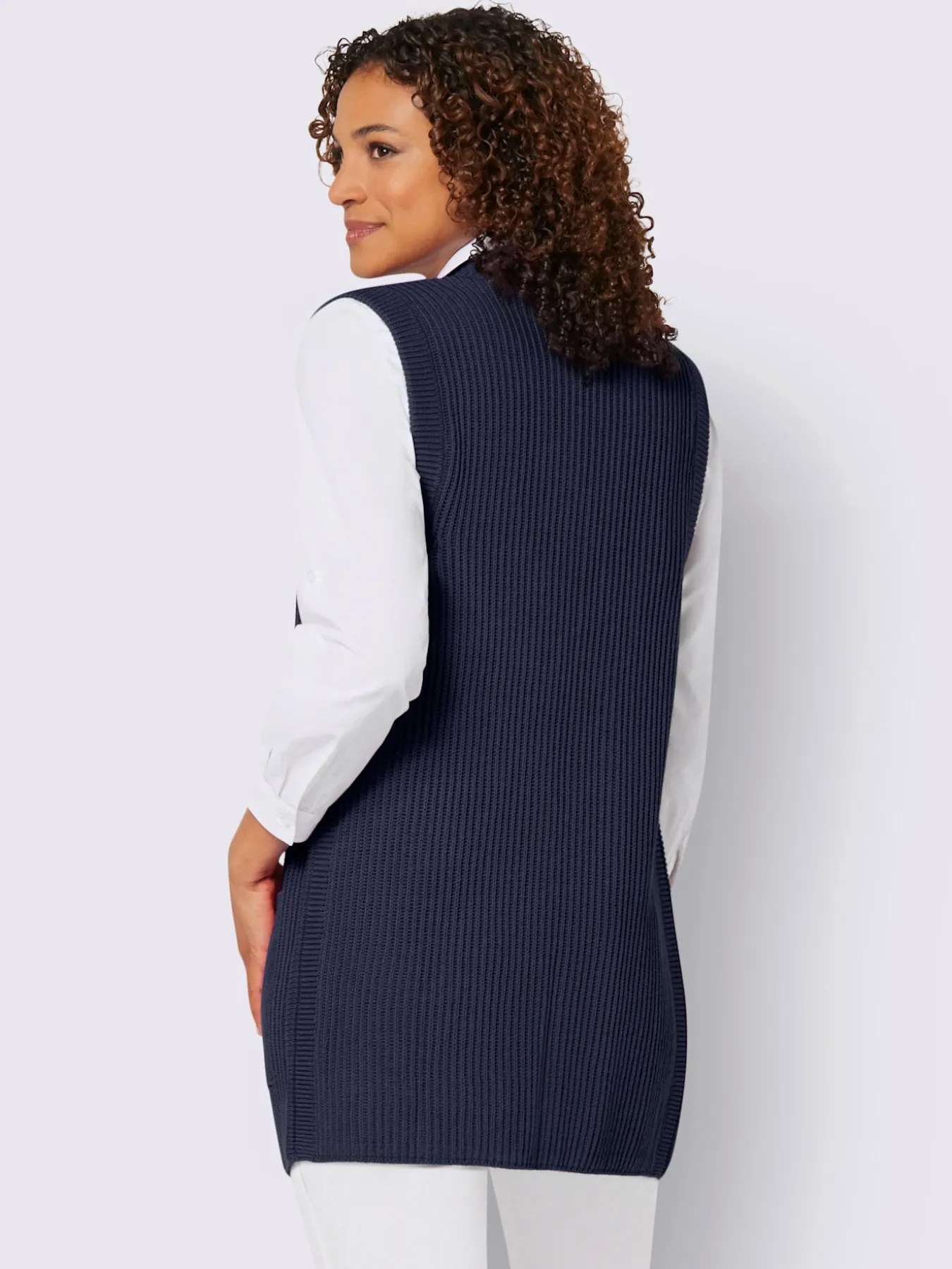 Gilet en tricot pur coton